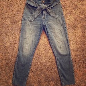 Abercrombie and Fitch jeans tie front size 30